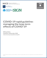 Cover of COVID-19 rapid guideline: managing the long-term effects of COVID-19