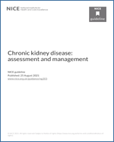 Cover of Chronic kidney disease: assessment and management