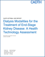 Cover of Dialysis Modalities for the Treatment of End-Stage Kidney Disease: A Health Technology Assessment