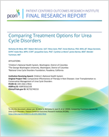 Cover of Comparing Treatment Options for Urea Cycle Disorders