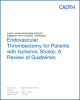 Endovascular Thrombectomy For Patients With Ischemic Stroke A Review Of Guidelines Ncbi Bookshelf