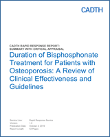 Duration Of Bisphosphonate Treatment For Patients With