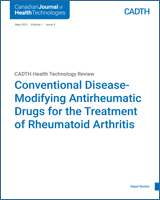 Cover of Conventional Disease-Modifying Antirheumatic Drugs for the Treatment of Rheumatoid Arthritis