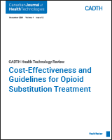 Cover of Cost-Effectiveness and Guidelines for Opioid Substitution Treatment