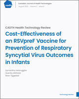 Cover of Cost-Effectiveness of an RSVpreF Vaccine for Prevention of Respiratory Syncytial Virus Outcomes in Infants