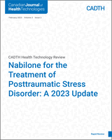 Cover of Nabilone for the Treatment of Posttraumatic Stress Disorder: A 2023 Update