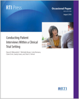Cover of Conducting Patient Interviews Within a Clinical Trial Setting