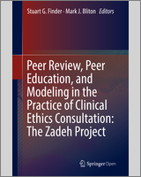 Cover of Peer Review, Peer Education, and Modeling in the Practice of Clinical Ethics Consultation: The Zadeh Project