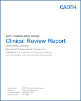 Cover of Clinical Review Report: Erenumab (Aimovig)