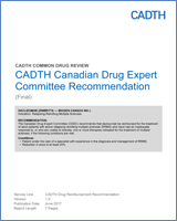 Cover of CADTH Canadian Drug Expert Committee Recommendation: Daclizumab (Zinbryta — Biogen Canada Inc.)