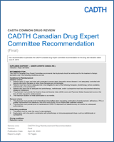 Cover of CADTH Canadian Drug Expert Committee Recommendation: Dupilumab (Dupixent — Sanofi-Aventis Canada Inc.)