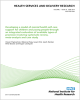 Cover of Determining the optimal model for role substitution in NHS dental services in the UK: a mixed-methods study