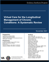 Cover of Virtual Care for the Longitudinal Management of Chronic Conditions: A Systematic Review