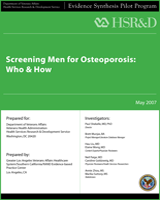 Cover of Screening Men for Osteoporosis