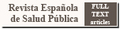 Icon for Revista Espanola de Salud Publica