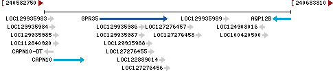 Genomic Context describing neighboring genes