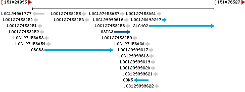 Genomic Context describing neighboring genes